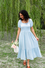 Women’s Smocked Dress in Breeze