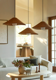 Brim Woven Rattan Pendant Lamp