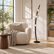 Bubbles Glass Floor Lamp