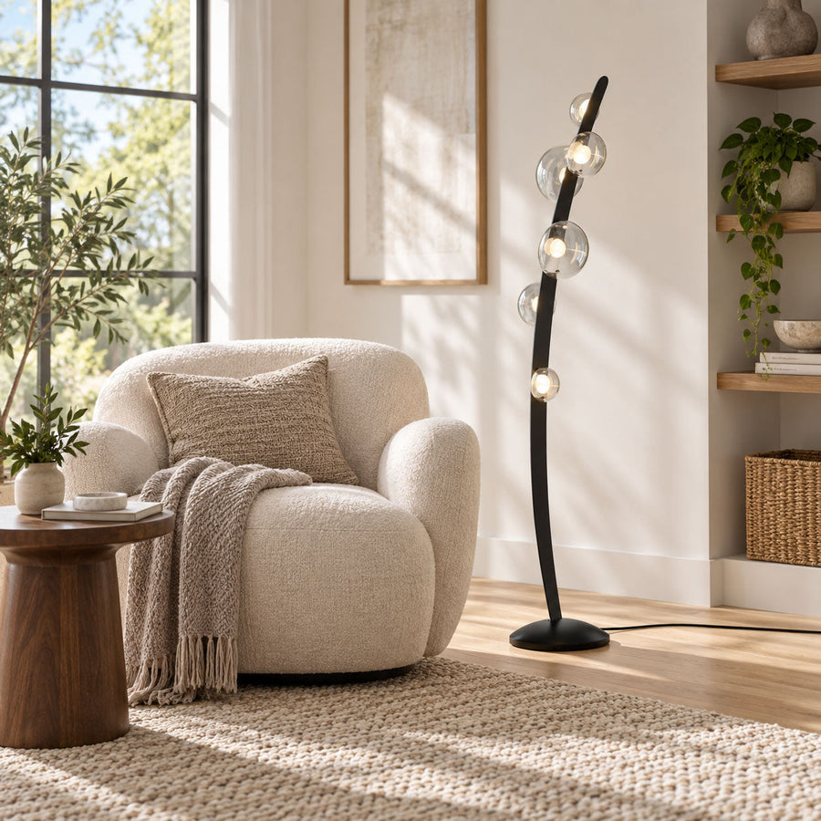 Bubbles Glass Floor Lamp
