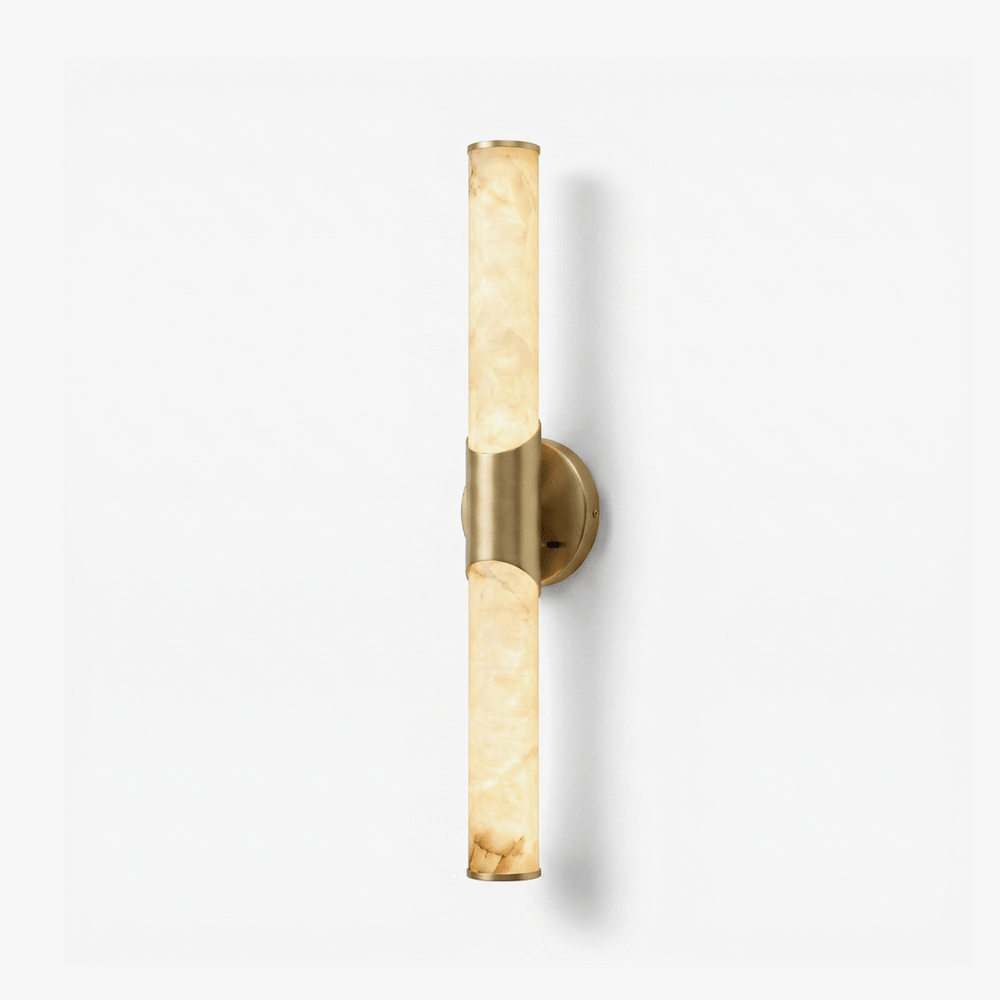 Calcedonia Alabaster Tube Wall Sconce