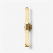 Calcedonia Alabaster Tube Wall Sconce