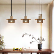 Caldera Travertine Mesh Pendant Lamp