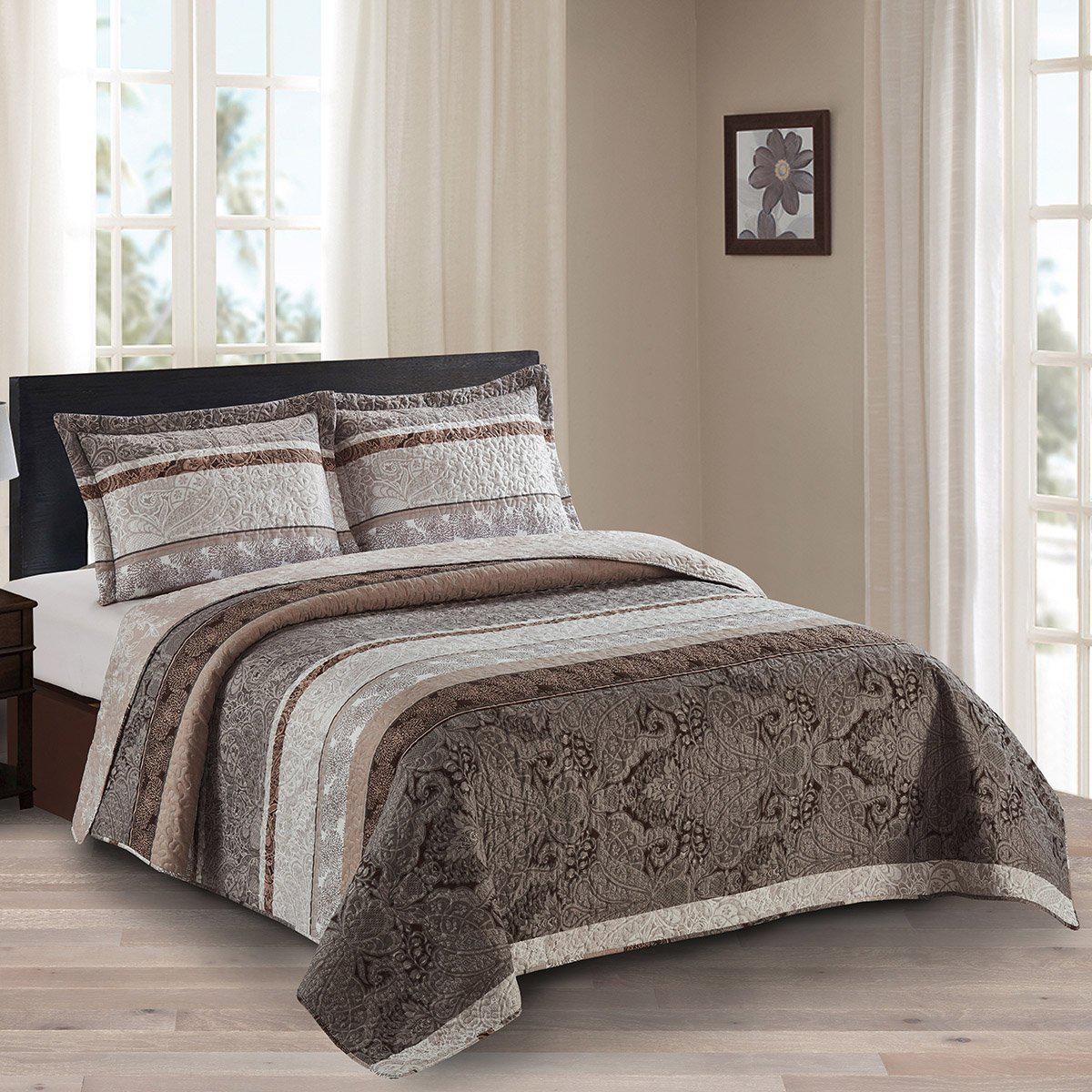 Callisto Reversible Quilt - Bedspread Set