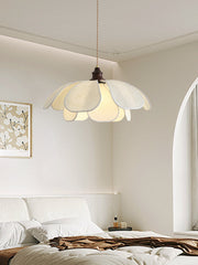 Camellia Printed Fabric Pendant Lamp
