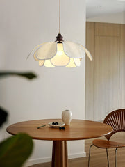 Camellia Printed Fabric Pendant Lamp