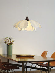 Camellia Printed Fabric Pendant Lamp