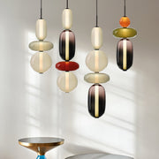 Candied Glass Combo Pendant Light