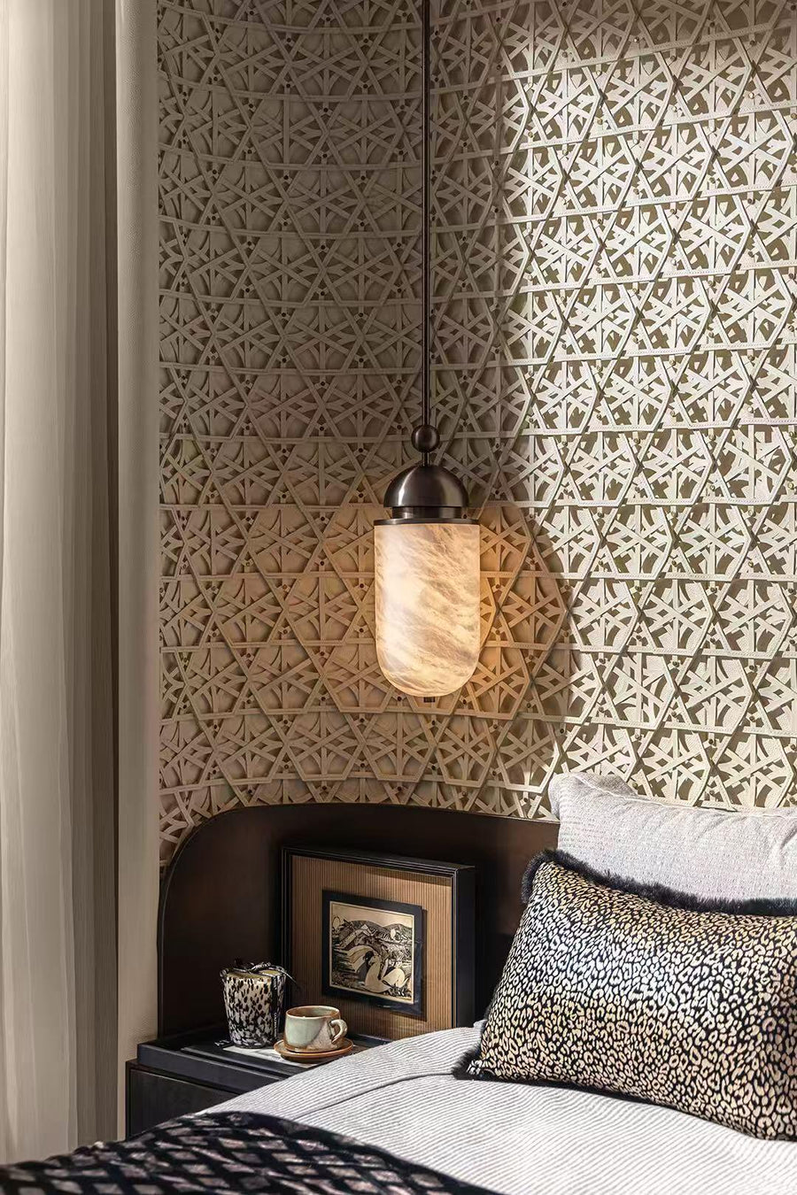Capsule Alabaster Pendant Lamp
