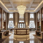 Cascada Spiral Clear Chandelier