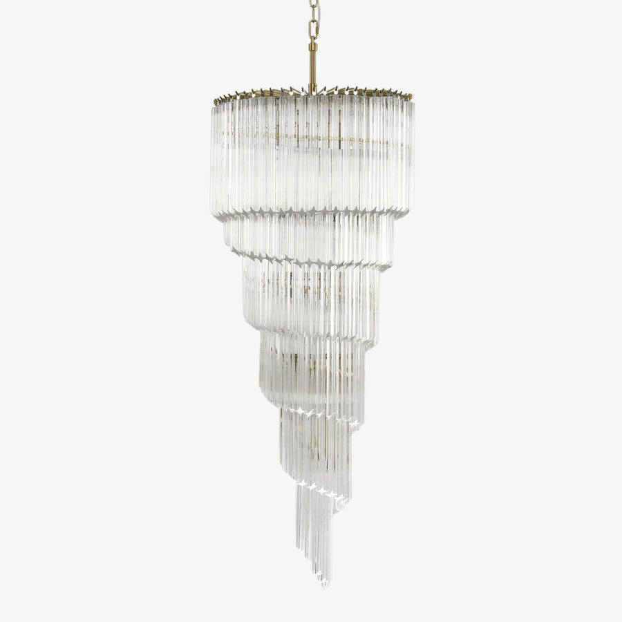 Cascada Spiral Clear Chandelier