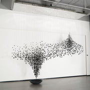 Charcoal Shape Hourglass Chandelier
