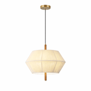 Soren Linen Geometric Pendant Lamp