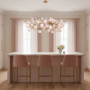 Circular Blossom Chandelier