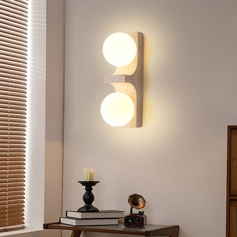 Cirra Travertine Wall Light