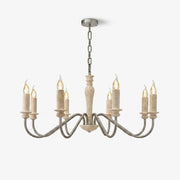Claren Travertine Candle Chandelier