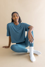Adult Scrunch Socks in Cloud