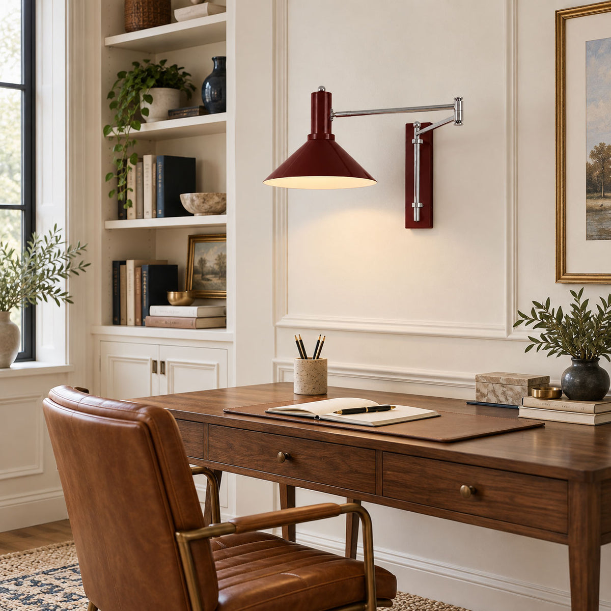 Cone Swing Arm Wall Sconce