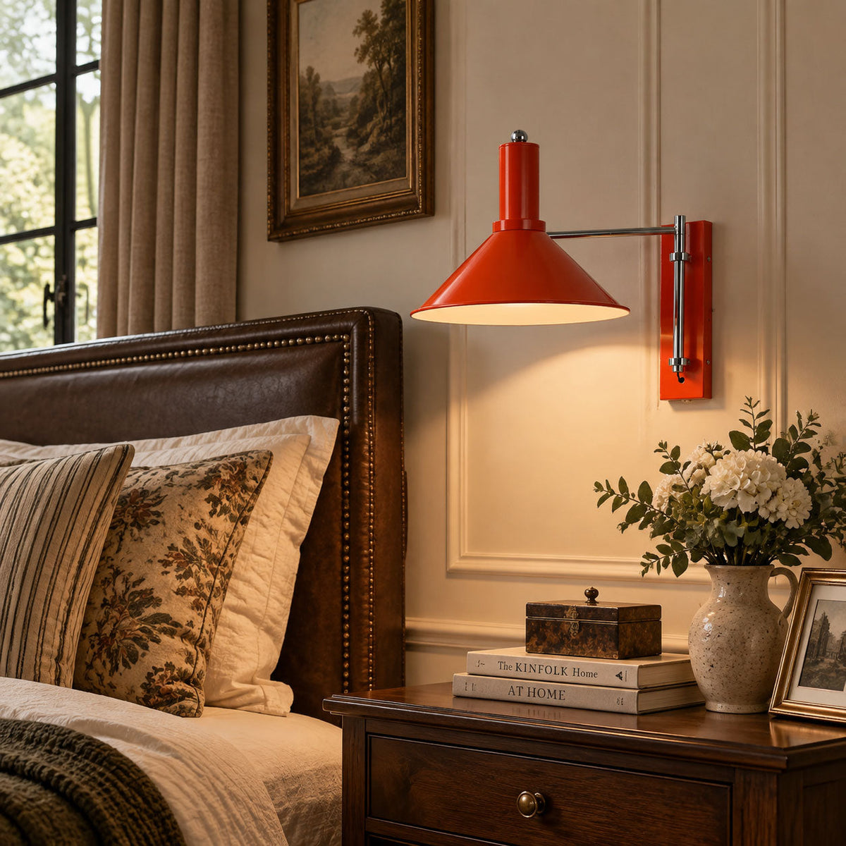 Cone Swing Arm Wall Sconce