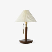 Cone Pleated Fabric Table Lamp
