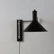 Cone Swing Arm Plug-in Wall Sconce