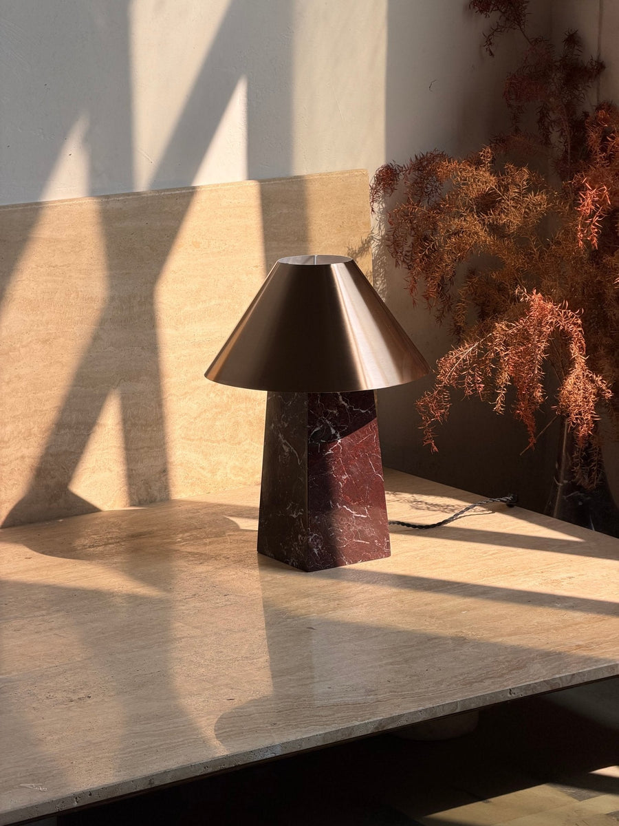 Conic Marble Table Lamp