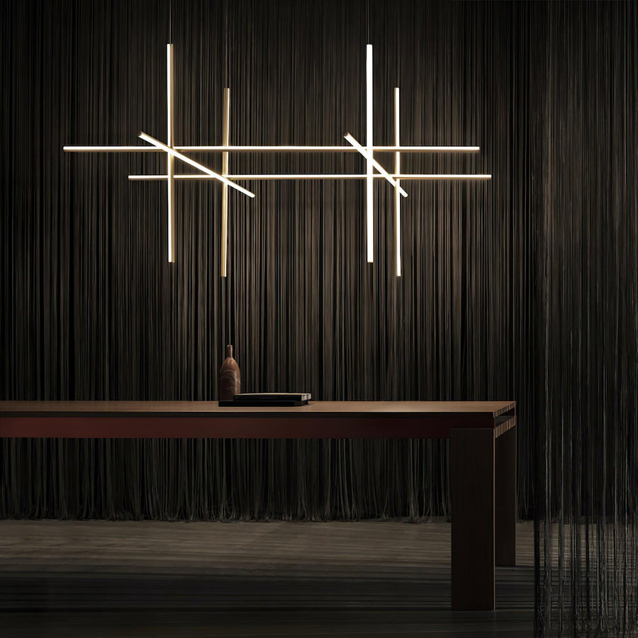 Gridline Linear Chandelier