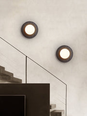 Crater Backlit Wall Sconce