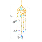 Stars & Moon Crystal Suncatcher