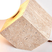 Cube Stone Table Lamp