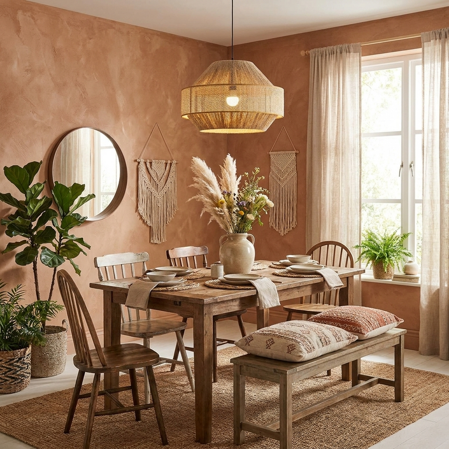 Cupola Woven Rattan Pendant Lamp