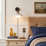 Dome Arm Plug-in Wall Lamp