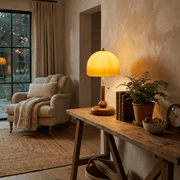 Dome Wooden Table Lamp