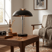 Domo Chrome Mushroom Table Lamp