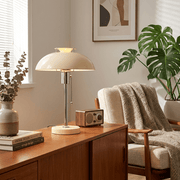 Domo Chrome Mushroom Table Lamp