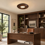 Donut Wood Ceiling Light