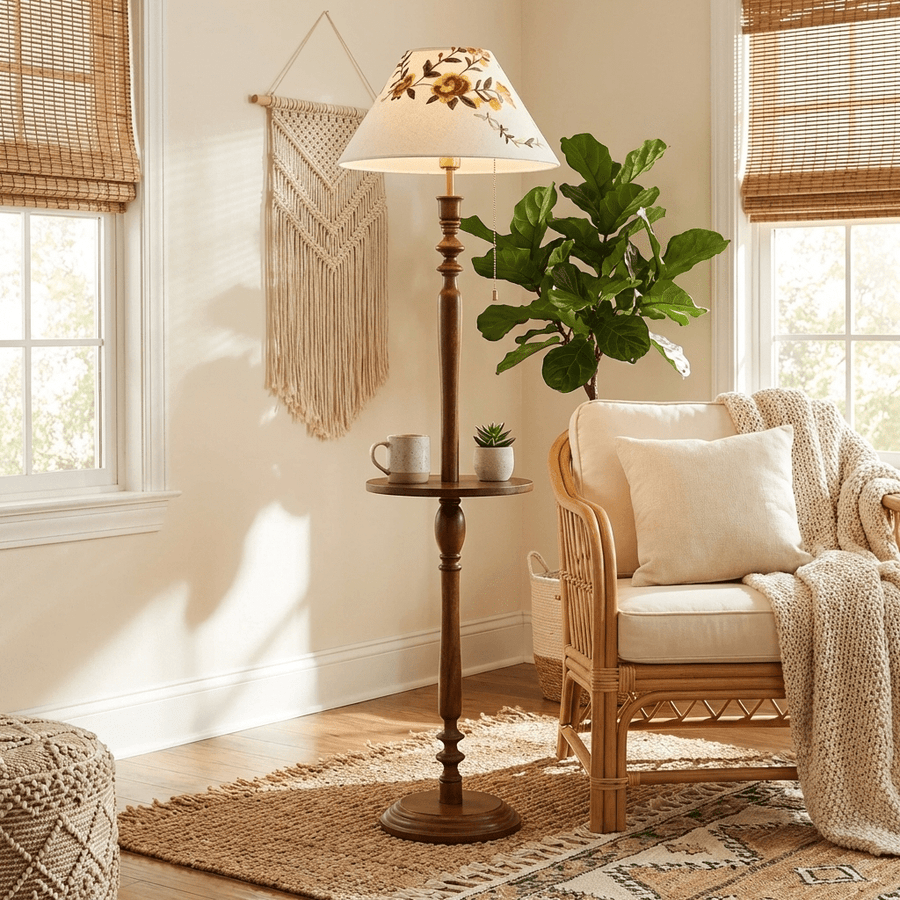 Elowen Bloom Side Floor Lamp