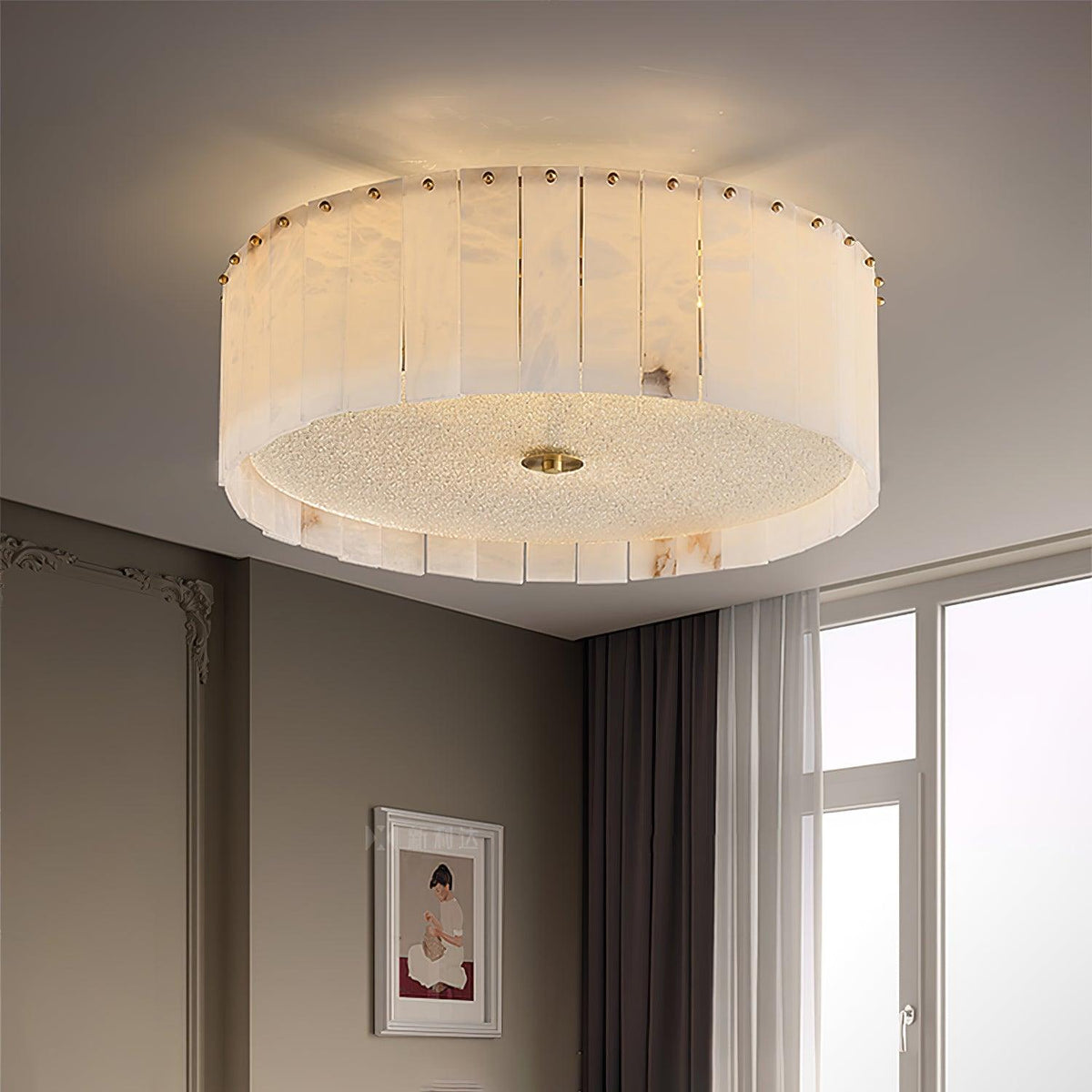 Elysian Alabaster Ceiling Lamp