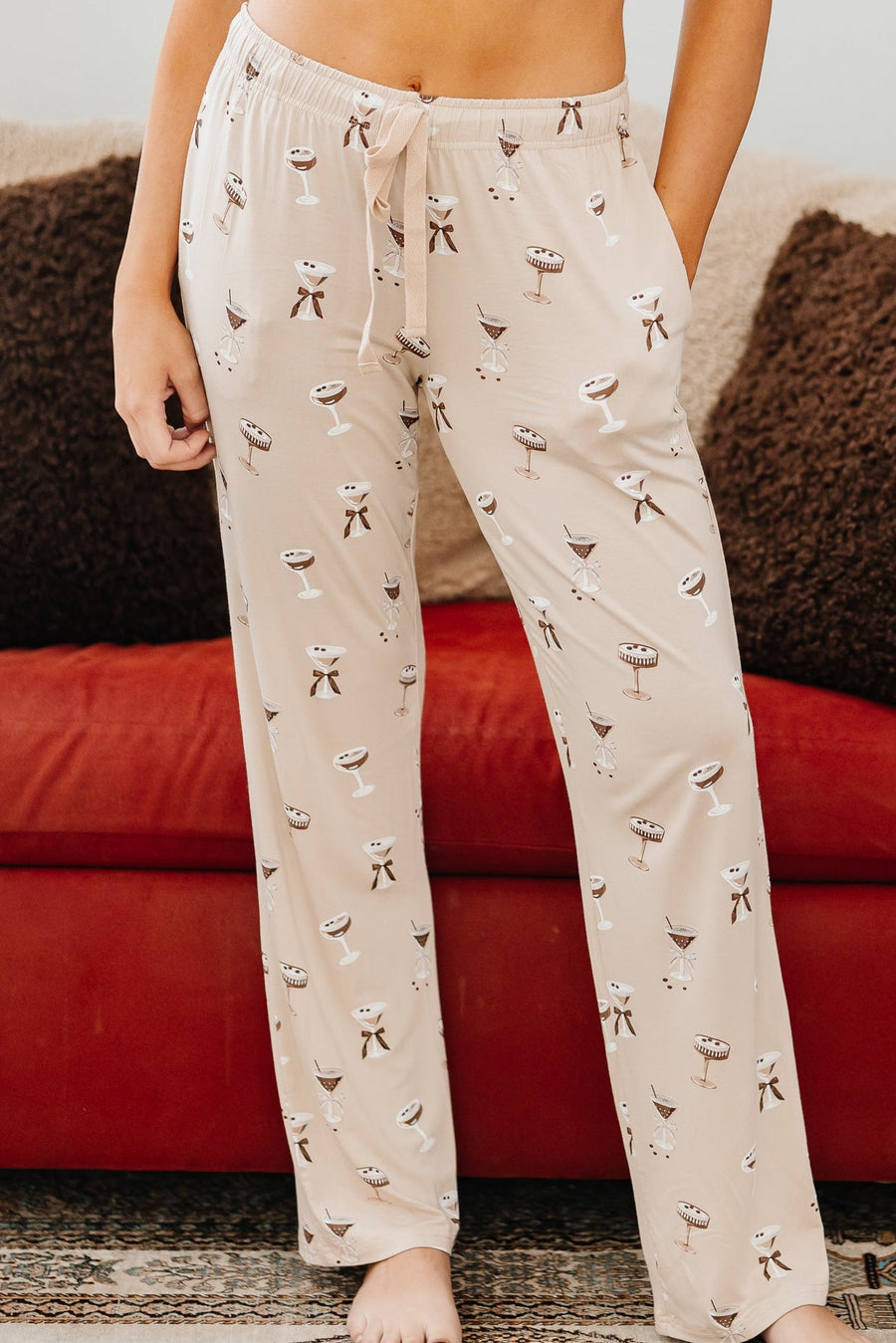 Women's Lounge Pants in Espresso Martini