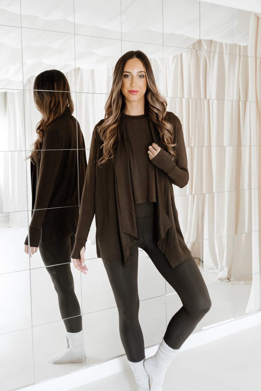Bamboo Flex Women’s Leggings in Espresso