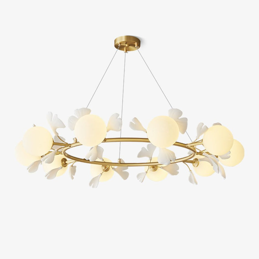 Gingko Orb Chandelier