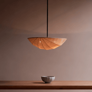 Fabric Saucer Pendant Light
