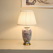 Famille Rose Ceramic Table Lamp