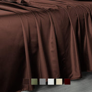 Queen Flat Sheet 102 X 112 Inches - Luxurious 608 Cotton