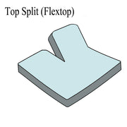 FlexTop California King Adjustable Sheet Set - 300 Count Solid Sateen