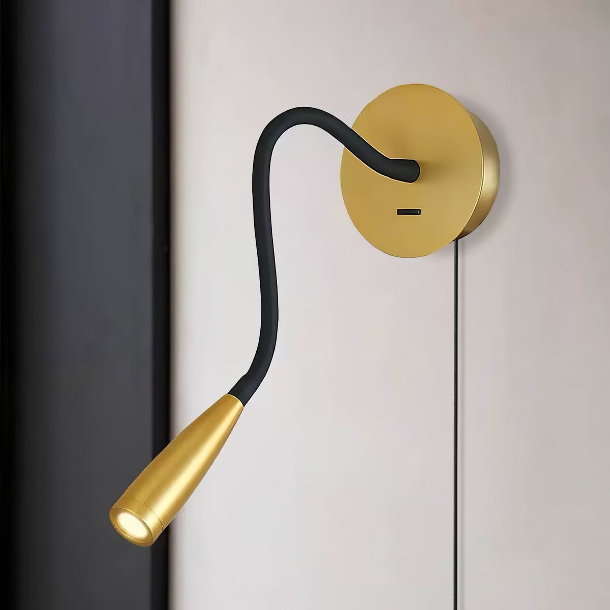 Flexi Hose Plug-in Wall Light