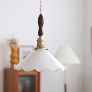Flower Petals Swag Pendant Lamp