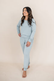 Women's Jogger Pajama Set in Fog