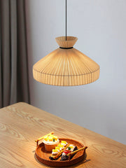 Foxglove Fluted Jute Pendant Lamp