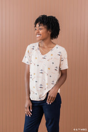 Women's Oversized V-Neck Tee in Gilmore Girls